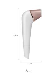 Censan Satisfyer 2 NG Vakum Dalgalı Klitoral Stimülatör, ABS plastik, beyaz, 17 cm