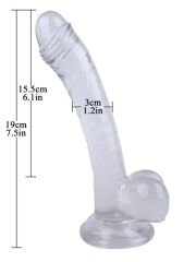 Noctis 19 cm Beyaz Dildo | Minimalist Tasarım & Gerçekçi Dokunuş | 724Haz
