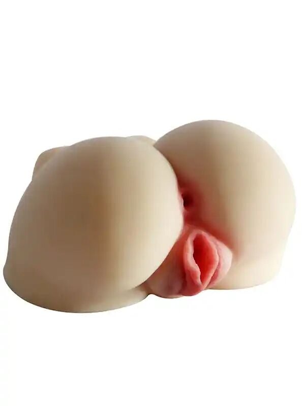 Çift Girişli Kalça 1100 gr | Realistik Yarım Kalça Mastürbatör (Anal + Vajinal) | 724Haz