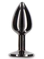 Siyah Alüminyum Anal Plug (Küçük) – Başlangıç Boyu, Güvenli Tabanlı | 724Haz