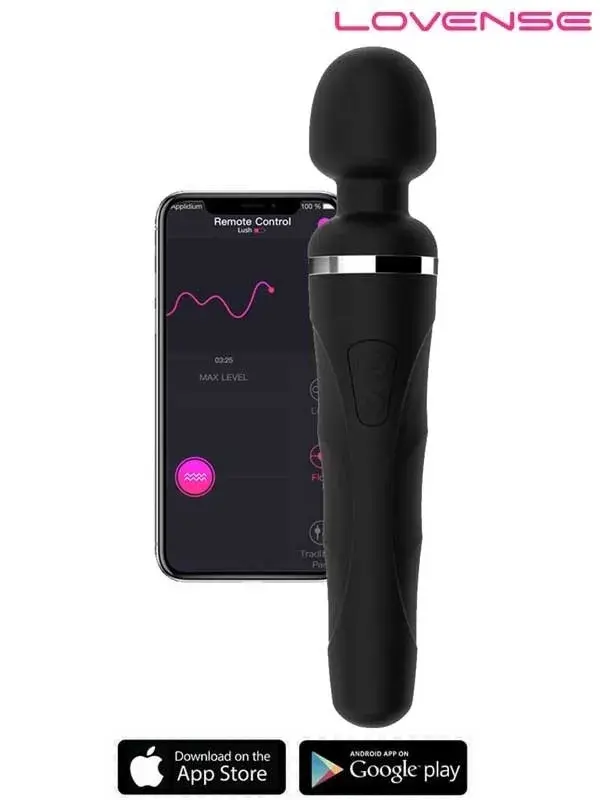 724Haz Domi 2 App Kontrollü Vibrator | Bluetooth/Wi‑Fi Uzaktan Kumandalı Mini Wand