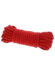 NOXXX Esaret İpi Kırmızı 10 Metre – Yumuşak Bondage Rope