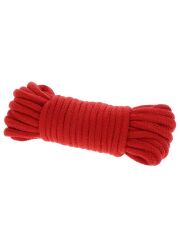 Esaret İpi Kırmızı 10 Metre – Yumuşak Bondage Rope | 724Haz
