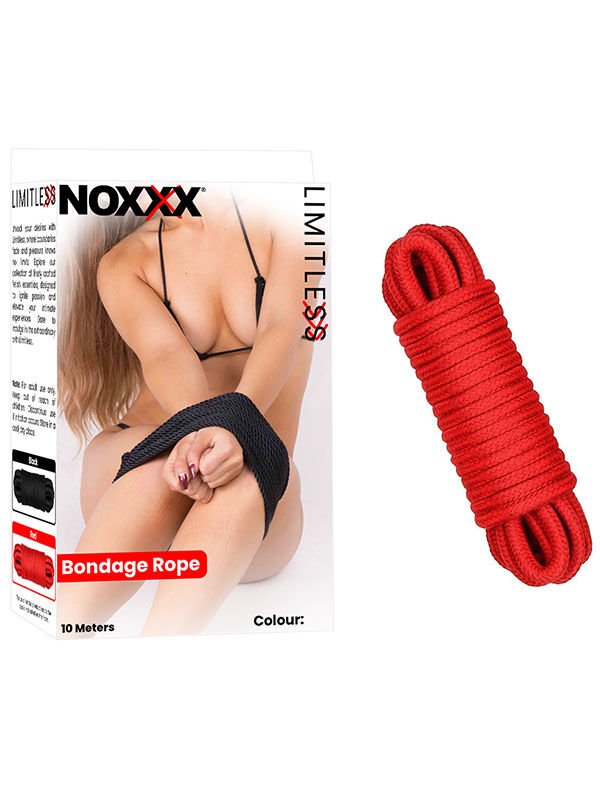 Esaret İpi Kırmızı 10 Metre – Yumuşak Bondage Rope | 724Haz