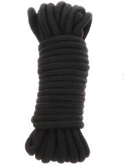 Esaret İpi Siyah 10 Metre – Yumuşak Bondage Rope | 724Haz