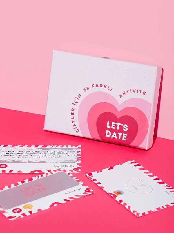 Let’s Date Kazı Kazan Kartı | Romantik Sürprizli Görev Kartları | 724Haz