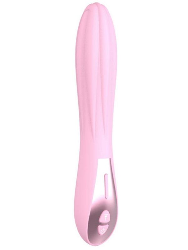 XUANAI Kabartmalı Şarjlı Vibratör Model 1 | Pembe, Sessiz ve Su Geçirmez Titreşimli Oyuncak