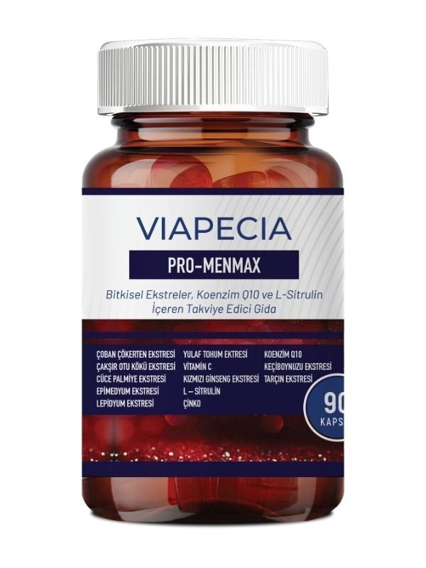 Viapecia Pro Menmax 90 Kapsül | Takviye Edici, Erkek Sağlığı & Performans Destekleyici