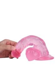 Noctis 18 cm Pembe Dildo | Medikal Silikon ve Kompakt Tasarım | 724Haz