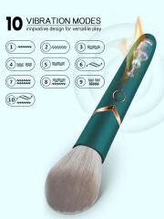 Chisa USB Şarj Edilebilir 10 Hızlı Silikon Makyaj Fırçası