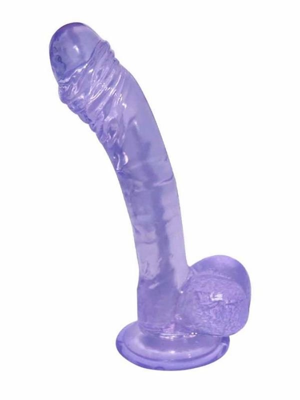 Noctis 19 cm Mor Realistik Dildo | Canlı Mor Ton & Medikal Silikon | 724Haz