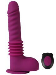 724Haz İleri‑Geri Hareketli Uzaktan Kumandalı Şarjlı Vibrator | Döner ve Titreşimli Masaj Aleti