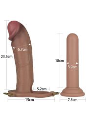 Lovetoy Ingen 10 Enhanced Set – 23.6 cm Boş Kemer & Sleeve, L/XL/2XL Uyumlu