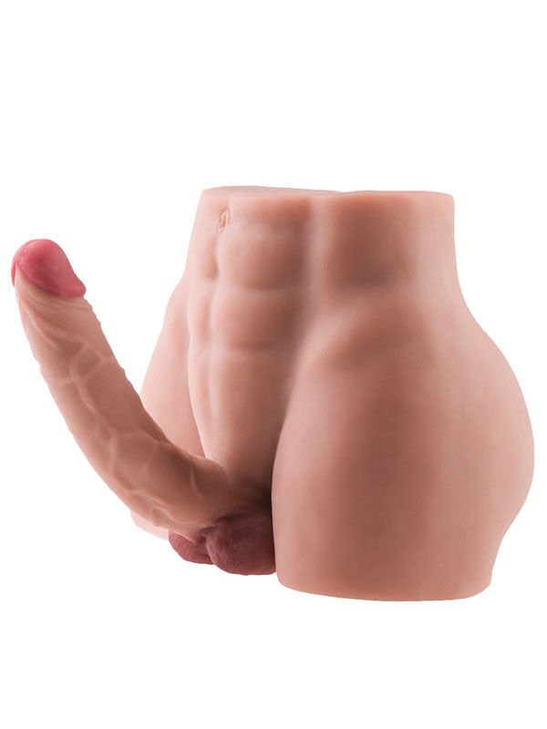 Jakob Real Texture Erkek Butt Yarım Vücut – 7.7 kg, Gerçekçi His & Dayanıklı TPE