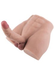 Jakob Real Texture Erkek Butt Yarım Vücut – 7.7 kg, Gerçekçi His & Dayanıklı TPE