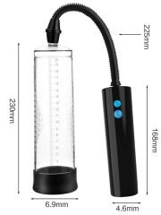 Censan USB Şarjlı Penis Pompası – Pratik ve Güçlü Vakumlu Pompa