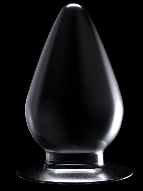 Flawless 4.5″ Şeffaf Anal Plug – Silikon, Vantuzlu Tasarım