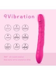S-Hande King 2 Modern Vibratör Pembe | Güçlü Sessiz Klitoral ve Vajinal Titreşimli Uyarıcı