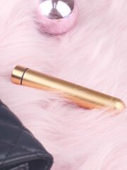 S-Hande Şarjlı Mermi Vibratör Sarı | Kompakt, Güçlü, Sessiz Titreşimli Uyarıcı