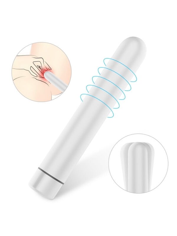 S-Hande Şarjlı Mermi Vibratör Gri | Kompakt, Güçlü Titreşim, Su Geçirmez