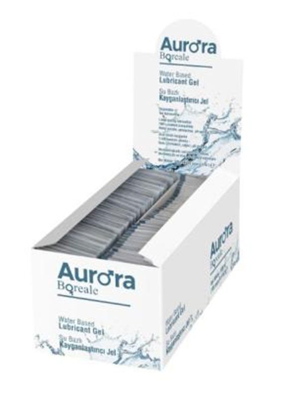 Aurora Boreale 5 ml Şase Saf Su Bazlı Kayganlaştırıcı Jel – 100 Adet