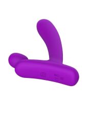 Chisa Horny Mor Vibratör | Güçlü Sessiz Titreşim, Su Geçirmez Silikon