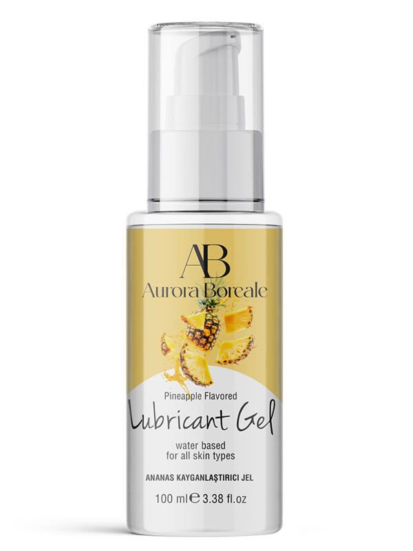 Aurora Boreale Ananas Aromalı Kayganlaştırıcı Jel - 100ml Su Bazlı ve Uzun Süre Etkili
