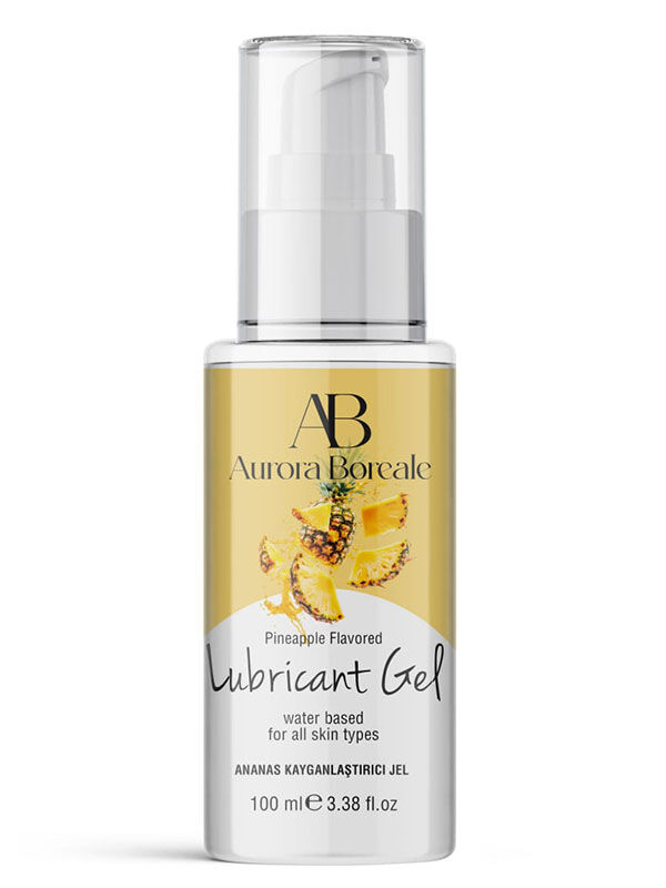 Aurora Boreale Ananas Aromalı Kayganlaştırıcı Jel - 100ml Su Bazlı ve Uzun Süre Etkili