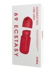 Chisa Marker Pen Vibe Mini | 5 Modlu USB Şarjlı Mini Vibratör