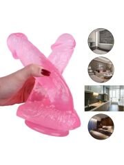 Noctis 21 cm Pembe Çiftli Dildo | Canlı Pembe Ton & Çok Yönlü Kullanım | 724Haz