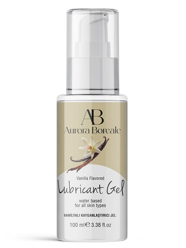 Aurora Boreale Vanilya Aromalı Kayganlaştırıcı Jel – 100 ml, Su Bazlı & Doğal Aroma