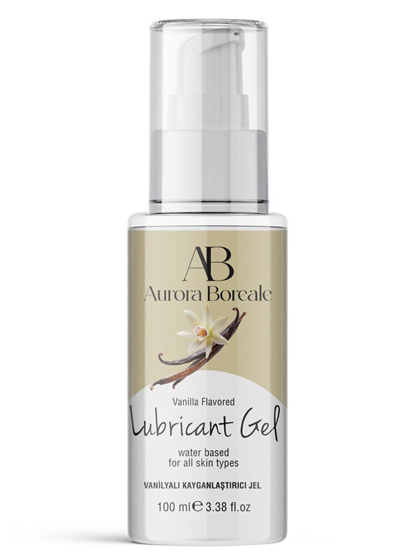 Aurora Boreale Vanilya Aromalı Kayganlaştırıcı Jel – 100 ml, Su Bazlı & Doğal Aroma