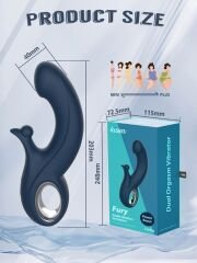 Chisa Kissen Fury | 14 Modlu Titreşimli Güçlü Vibratör