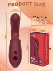 Chisa Kissen Tide | 12 Modlu Su Geçirmez Klitoral Vibratör