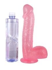 Noctis 28 cm Pembe Realistik Dildo | Büyük Boy & Canlı Doku