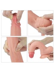 Lovetoy Realistik Dildo 20.5 cm | Gerçekçi, Damarlı, Vantuzlu Penis Oyuncağı