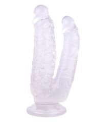 Noctis 19 cm Beyaz Çiftli Dildo | Temiz Beyaz Tasarım ve Çok Amaçlı Kullanım | 724Haz