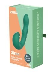 Chisa Kissen Siren - 2'si 1 Arada Emişli ve Titreşimli Klitoral Vibratör
