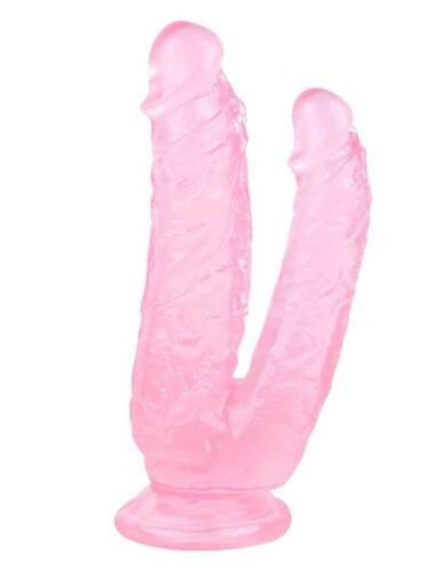 Noctis 19 cm Pembe Çiftli Realistik Dildo | Orta Boy & Çift Uçlu | 724Haz