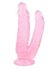 Noctis 19 cm Pembe Çiftli Realistik Dildo | Orta Boy & Çift Uçlu