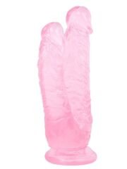 Noctis 19 cm Pembe Çiftli Realistik Dildo | Orta Boy & Çift Uçlu | 724Haz