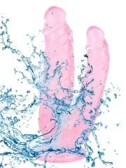 Noctis 19 cm Pembe Çiftli Realistik Dildo | Orta Boy & Çift Uçlu