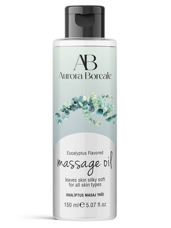 Aurora Boreale Okaliptus Aromalı Masaj Yağı – 150 ml, Bitkisel & Rahatlatıcı Doğa Kokusu