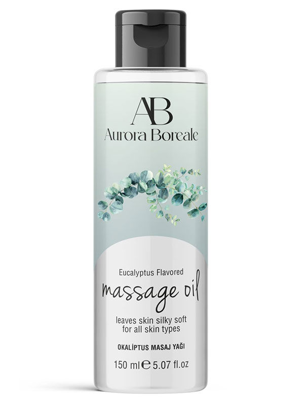 Aurora Boreale Okaliptus Aromalı Masaj Yağı – 150 ml, Bitkisel & Rahatlatıcı Doğa Kokusu