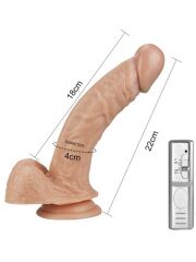 LoveToy Titreşimli Penis 22 cm – USB Şarjlı, Vakumlu Tabanlı Vibratör