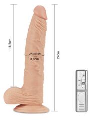 Lovetoy Titreşimli Penis – 24 cm Uzunlukta Güçlü Vibrasyonlu Dildo