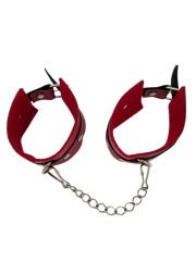 Kırmızı Deri El Kelepçesi | Ayarlanabilir, Şık & Dayanıklı Erotik Aksesuar