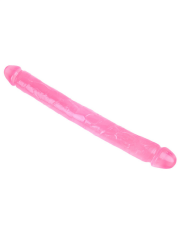 Noctis 46cm Pembe Çift Taraflı Dildo No:88
