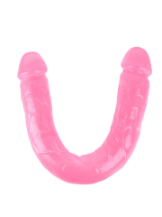 Noctis 46cm Pembe Çift Taraflı Dildo No:88