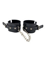 Siyah Deri El Kelepçesi | Dayanıklı, Ayarlanabilir & Şık Erotik Aksesuar